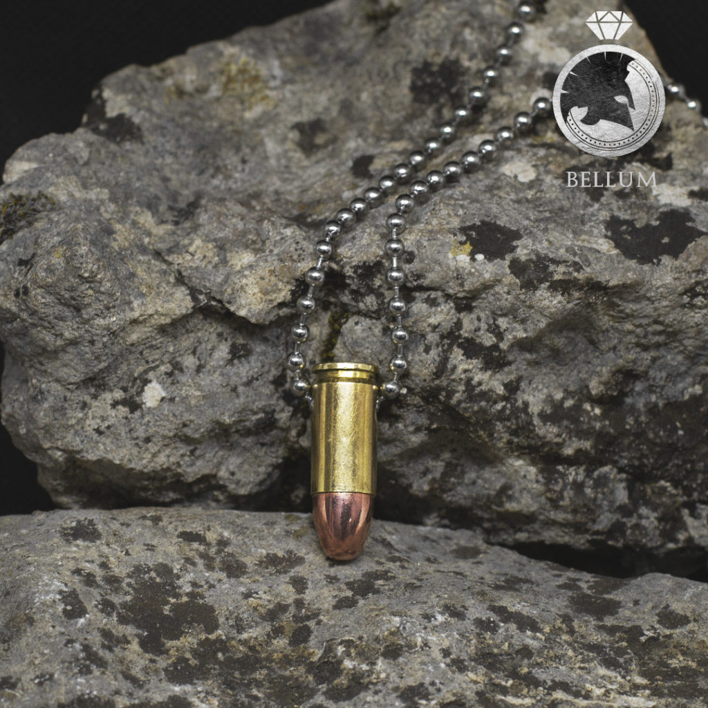 Pendentif De Balle Calibre 9mm Parabellum BELLUM