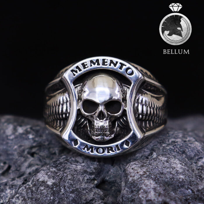Chevalière "Memento Mori" (Argent 925)